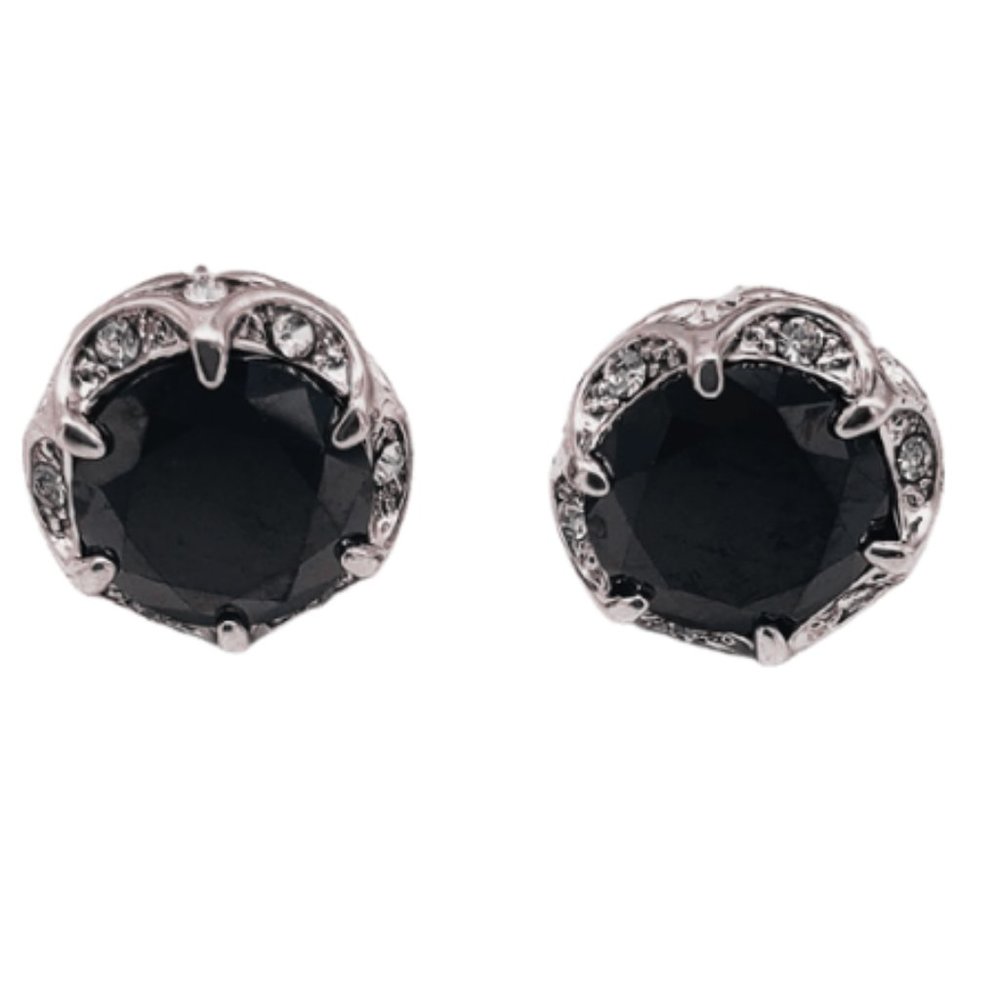 Like A Boss Black Earrings